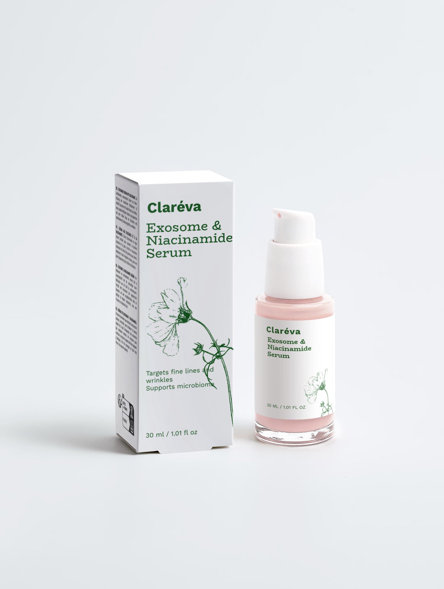 Exosome &amp; Niacinamide Face Serum 30ml – Serum by Claréva