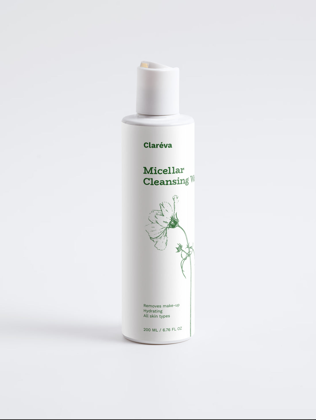 Micellar Cleansing Water 200ml – Cleanser by Claréva