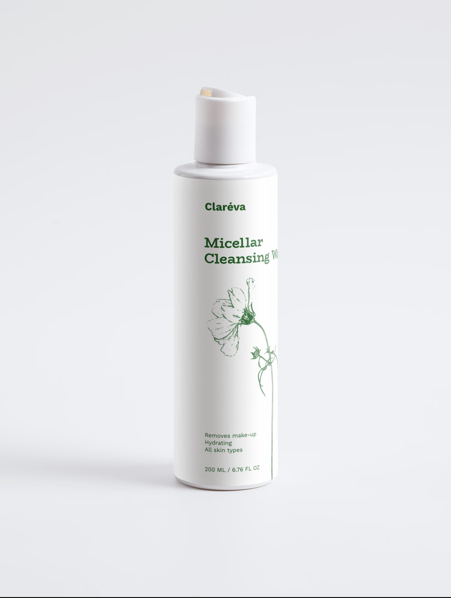 Micellar Cleansing Water 200ml – Cleanser by Claréva