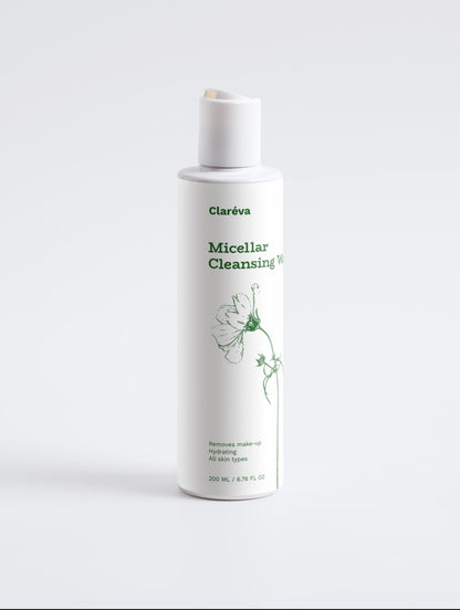 Micellar Cleansing Water 200ml – Cleanser by Claréva