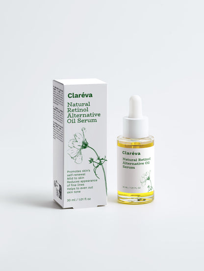 Natural Retinol Alternative Oil Serum 30ml – Facial Oil by Claréva