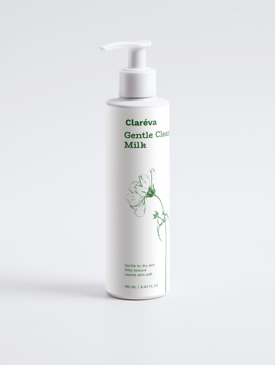 Gentle Cleansing Milk 190ml – Cleanser by Claréva