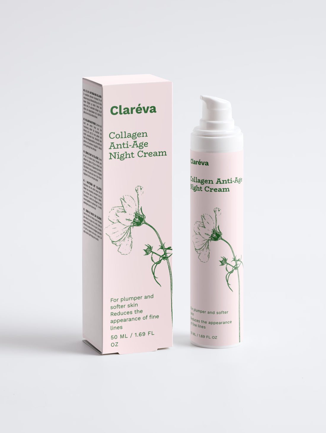 Collagen Anti-Age Night Cream 50ml – Moisturiser by Claréva