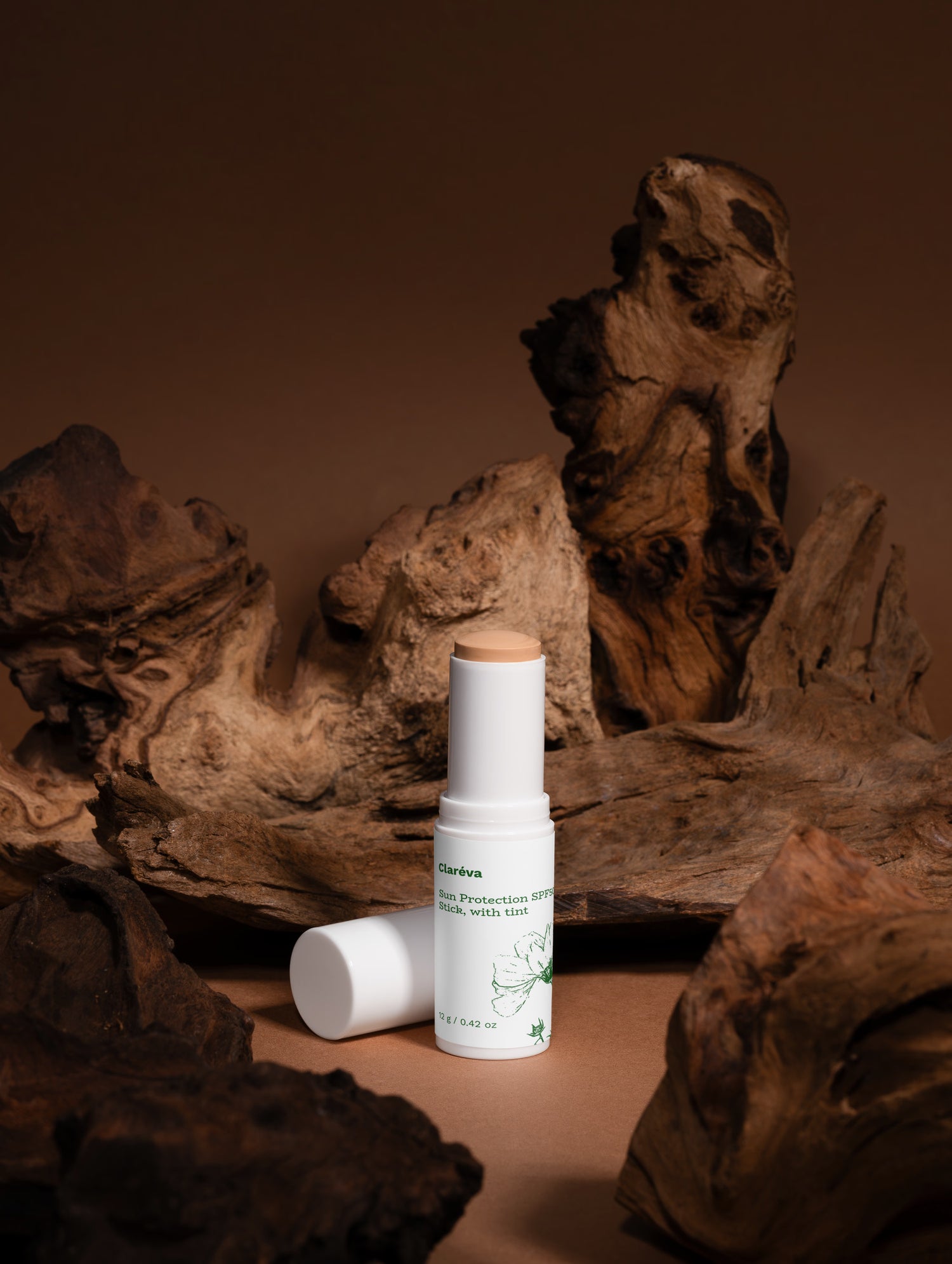 SPF 50 Tinted Mineral Sunscreen Stick 12g – Sunscreen by Claréva