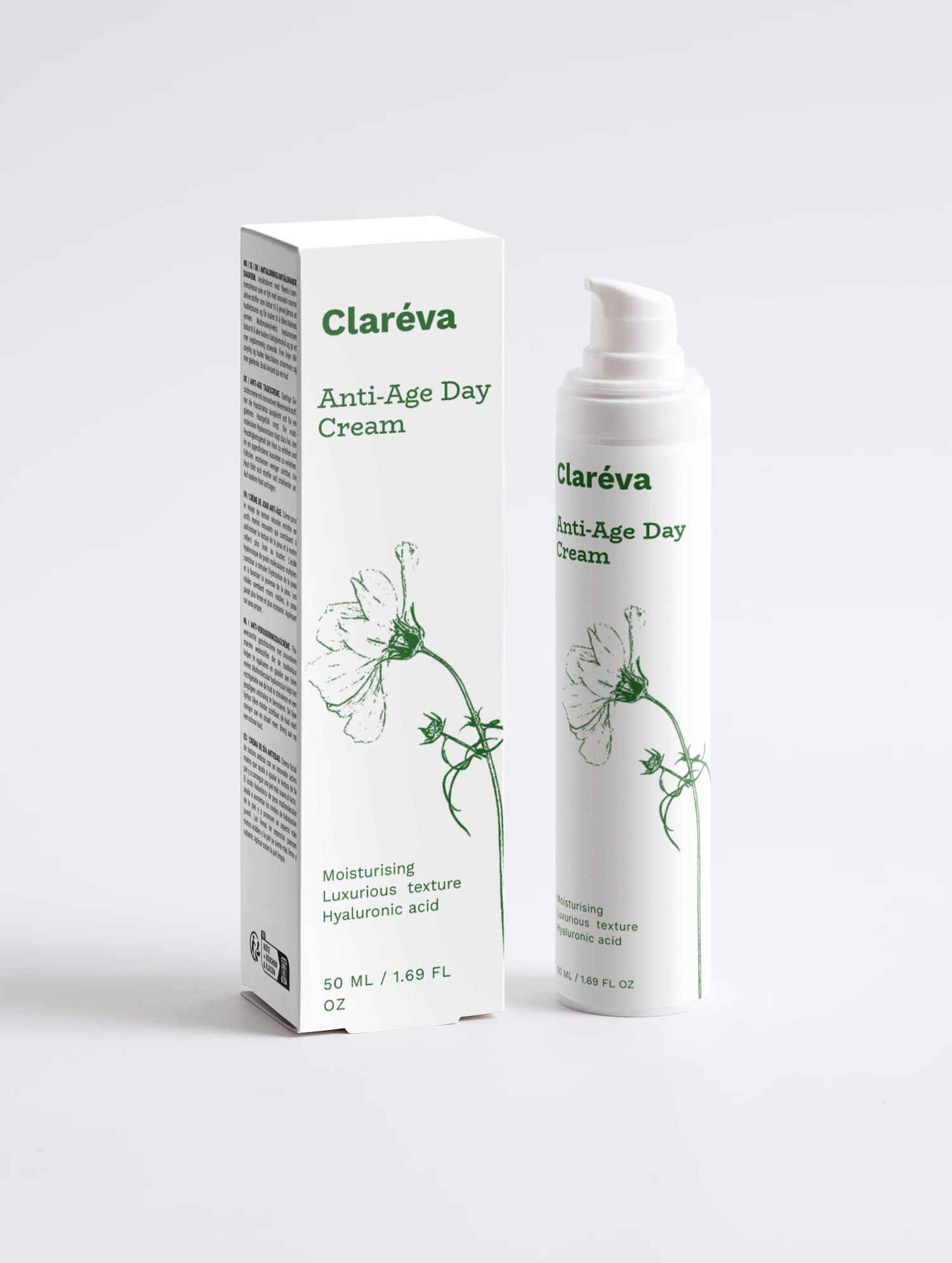 Anti-Aging Day Cream 50ml – Moisturiser by Claréva