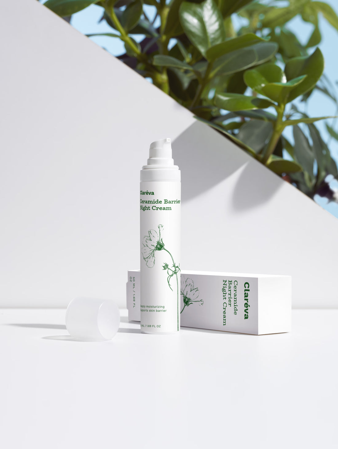 Ceramide Night Cream, Ecocert Natural – Moisturiser by Claréva