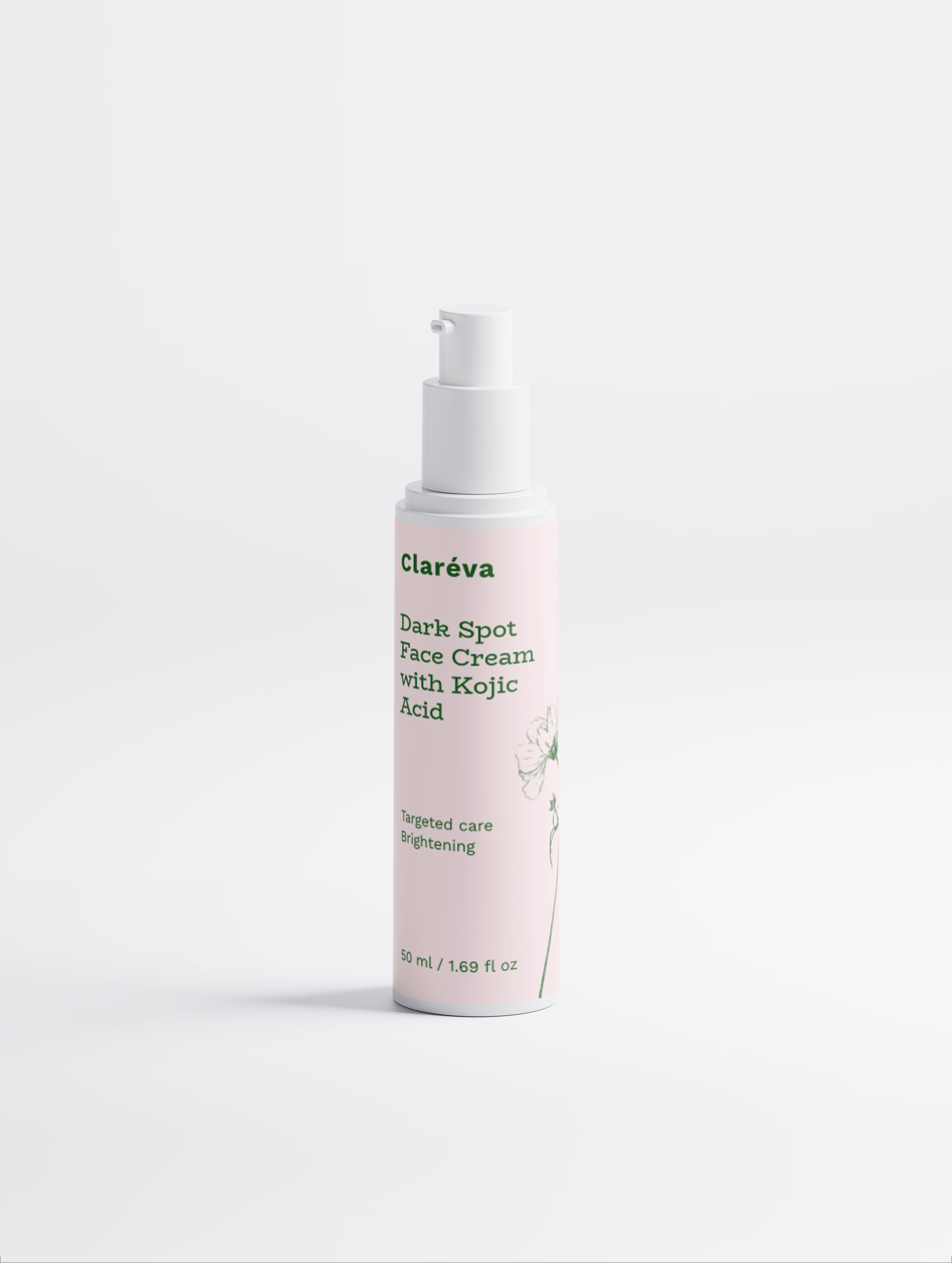 Dark Spot Face Cream with Kojic Acid 50ml – Moisturiser by Claréva