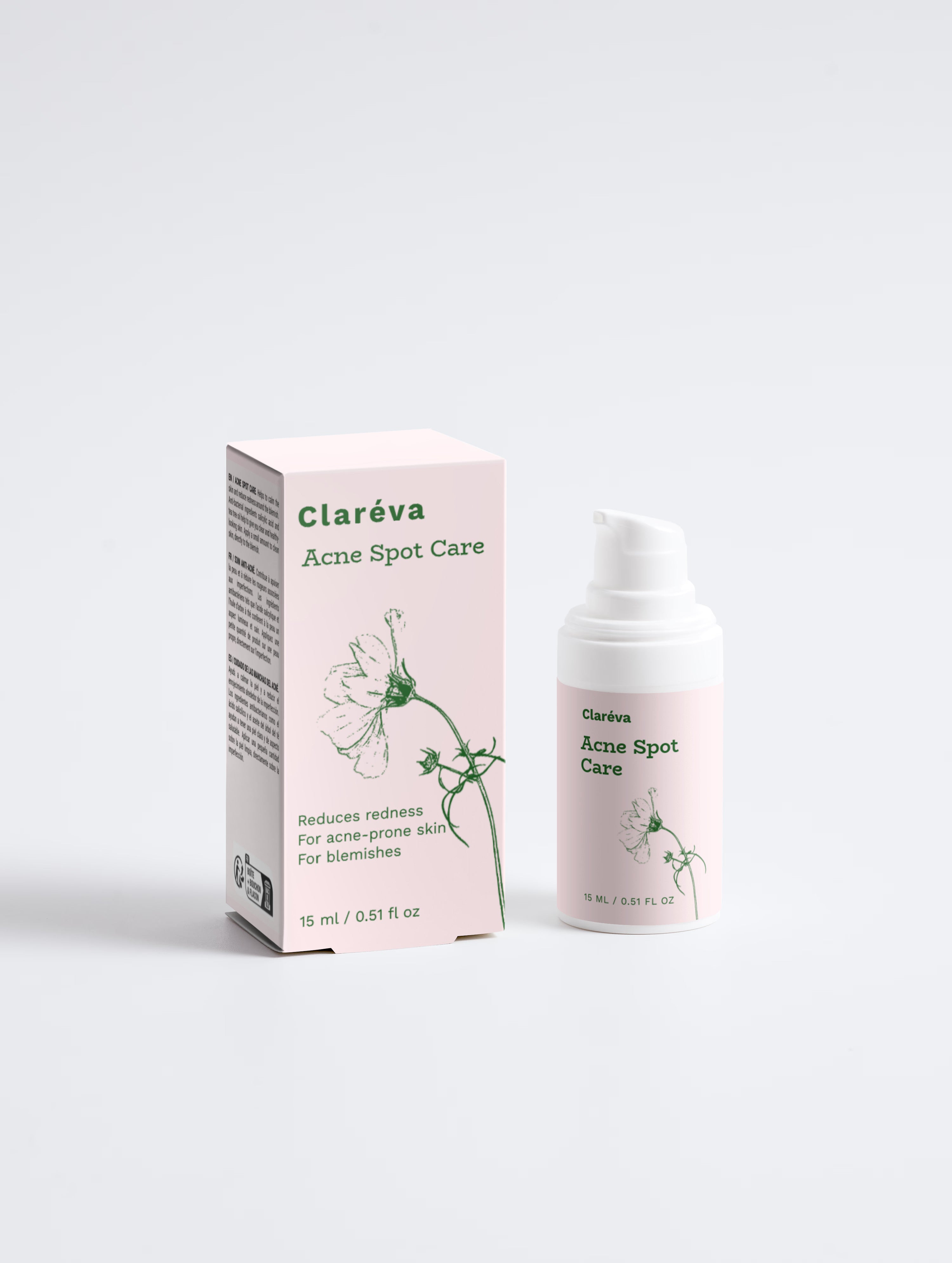 Acne Spot Care 15ml – Spot Treatment by Claréva