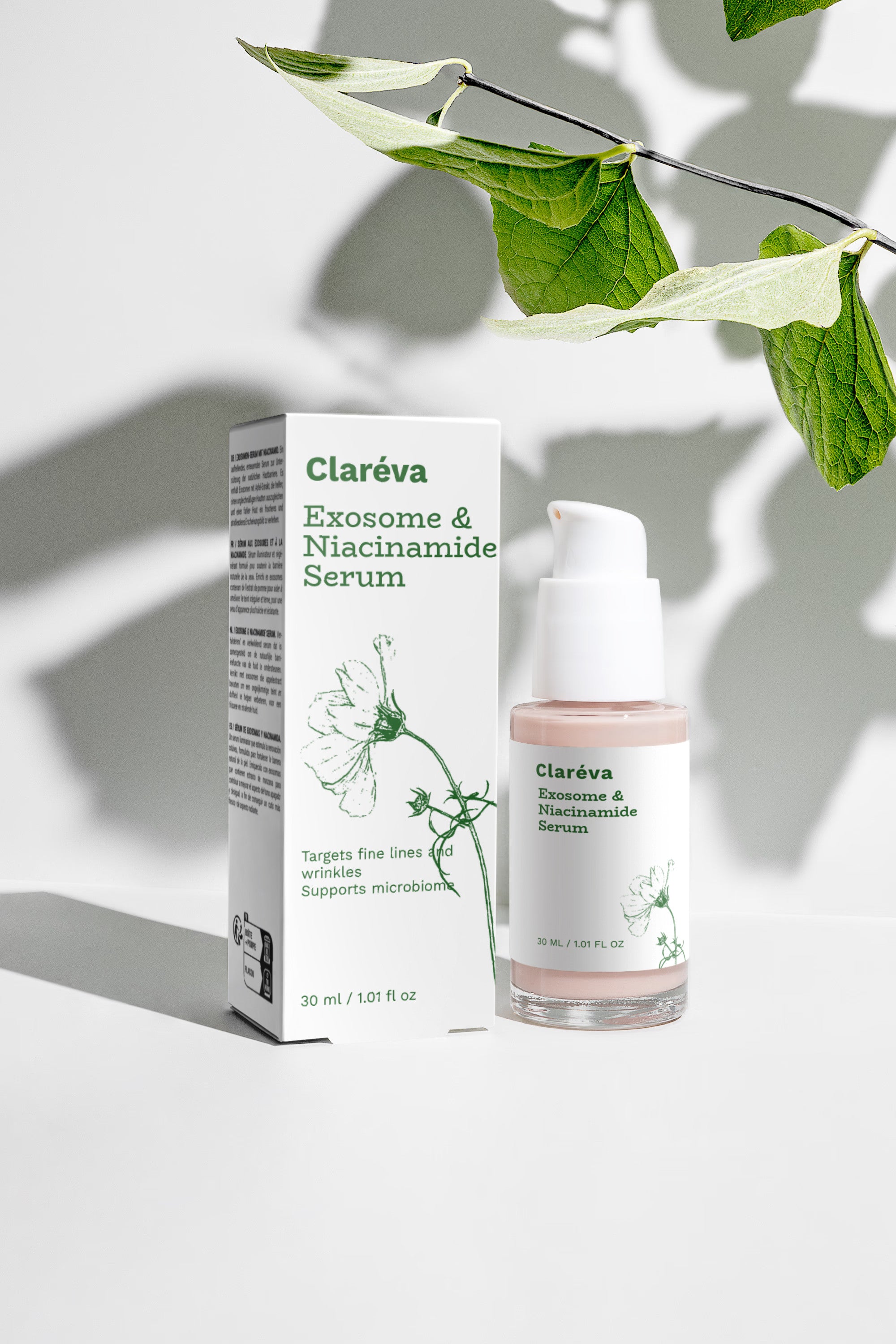 Exosome &amp; Niacinamide Face Serum 30ml – Serum by Claréva