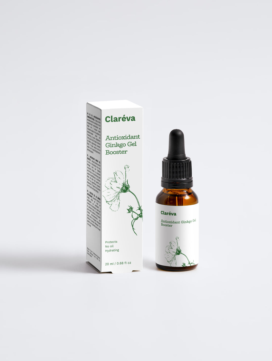 Antioxidant Ginkgo Gel Booster 30ml – Booster by Claréva