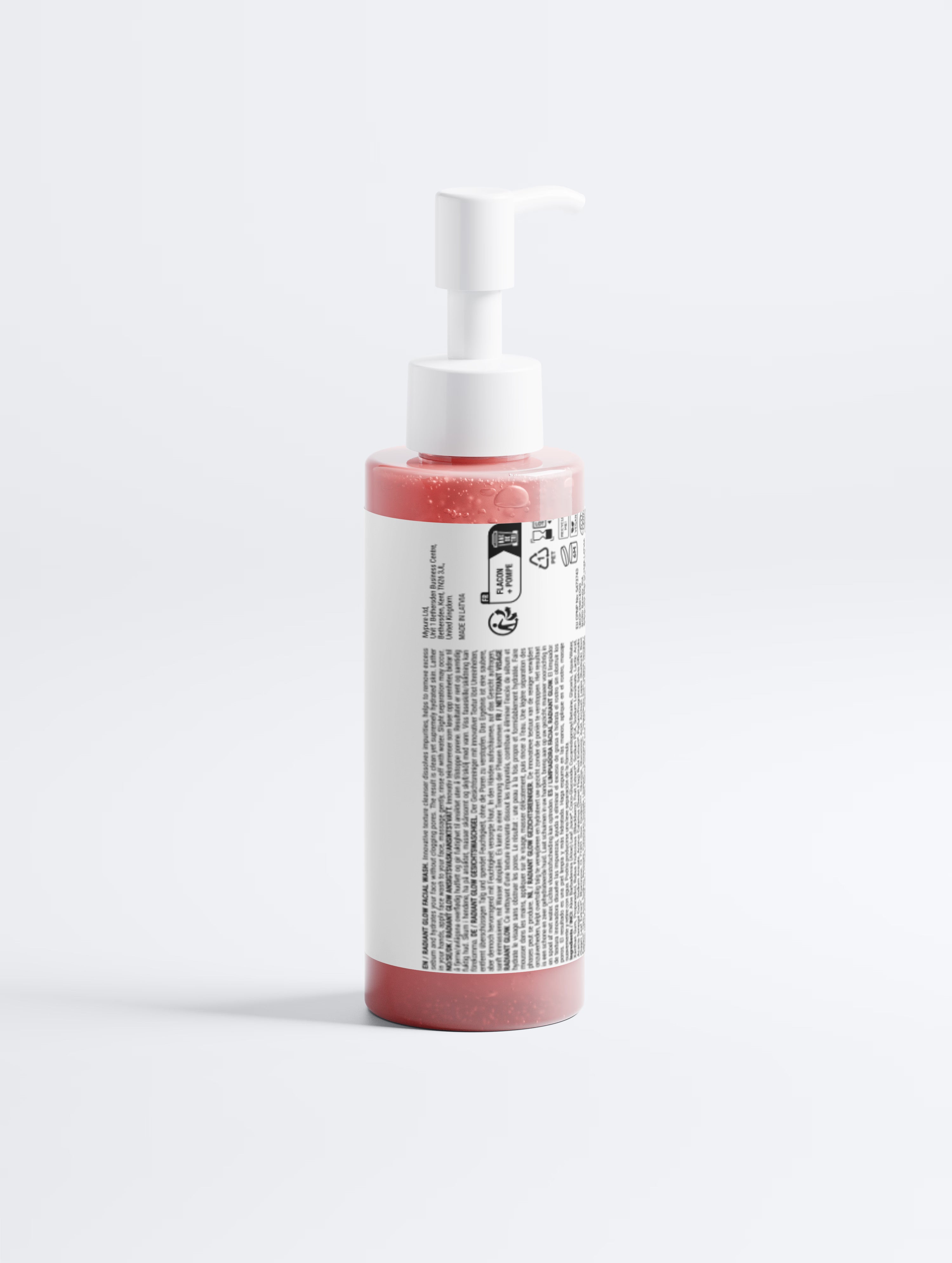 Radiant Glow Facial Wash 145ml – Cleanser by Claréva